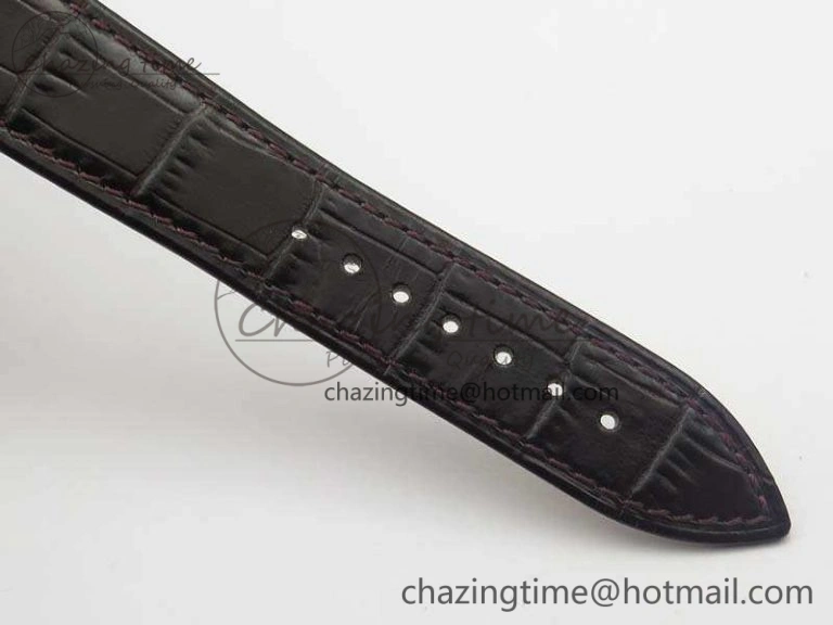 Piaget Polo RG Diamonds Dial Bezel MKF On Black Leather Strap MIYOTA9015 To 800P