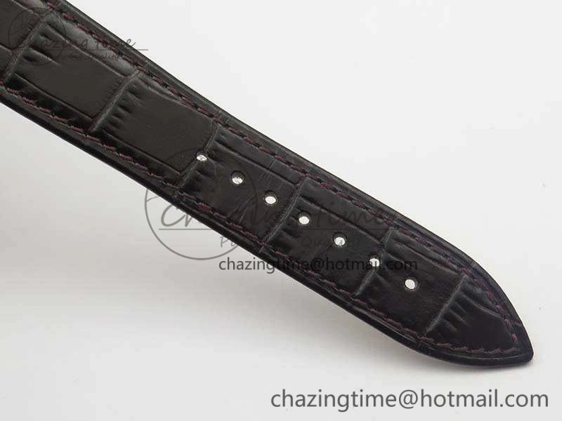 Piaget Polo RG Diamonds Dial Bezel MKF On Black Leather Strap MIYOTA9015 To 800P