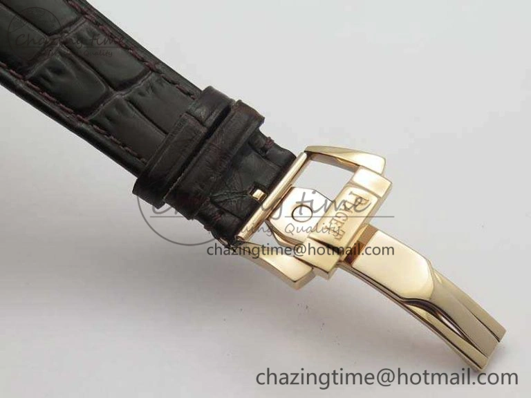 Piaget Polo RG Diamonds Dial Bezel MKF On Black Leather Strap MIYOTA9015 To 800P