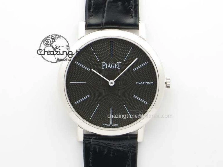 Piaget Polo S 42mm SS MKF 1:1 Best Edition Black Textured Dial on SS Bracelet A1110P