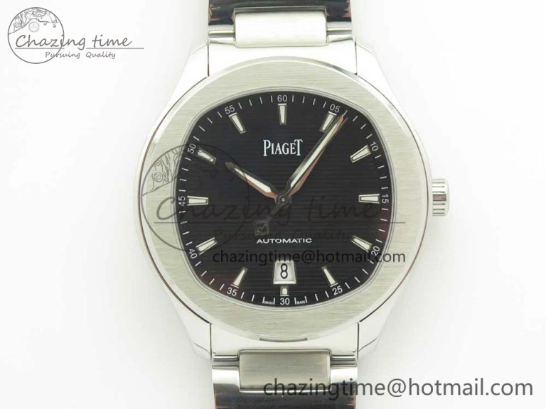 Piaget Polo S 42mm SS MKF 1:1 Best Edition Blue Textured Dial on SS Bracelet A1110P