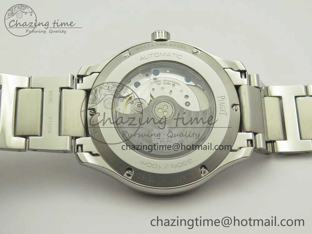 Piaget Polo S 42mm SS MKF 1:1 Best Edition Blue Textured Dial on SS Bracelet A1110P