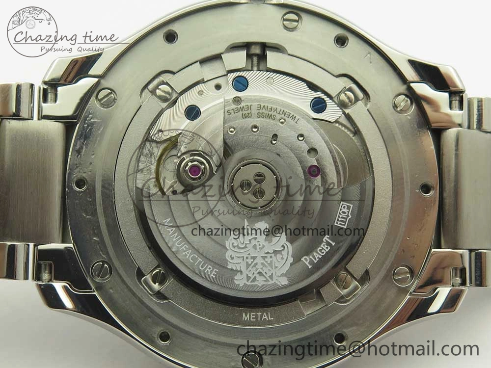Piaget Polo S 42mm SS MKF 1:1 Best Edition Blue Textured Dial on SS Bracelet A1110P