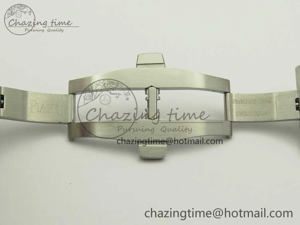 Piaget Polo S 42mm SS MKF 1:1 Best Edition White Textured Dial on SS Bracelet A1110P