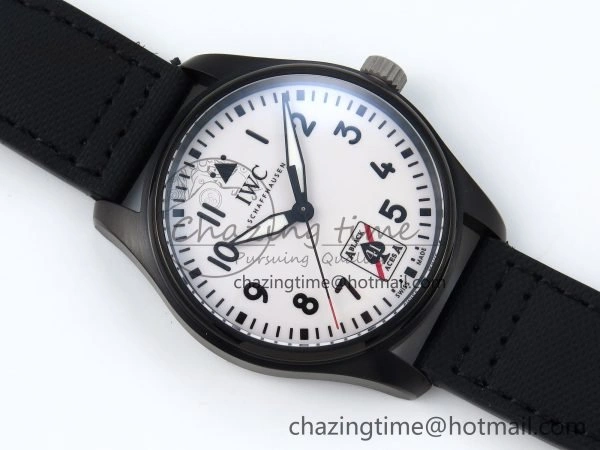 Pilot Black Ace BLSF 1:1 Best Edition White Lume Dial on Black Nylon Strap MIYOTA 9015