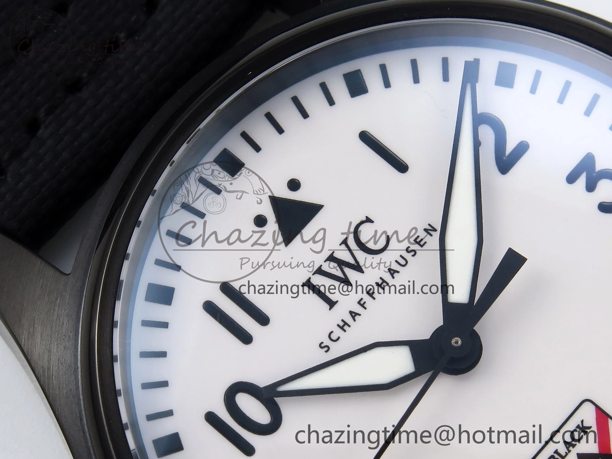 Pilot Black Ace BLSF 1:1 Best Edition White Lume Dial on Black Nylon Strap MIYOTA 9015
