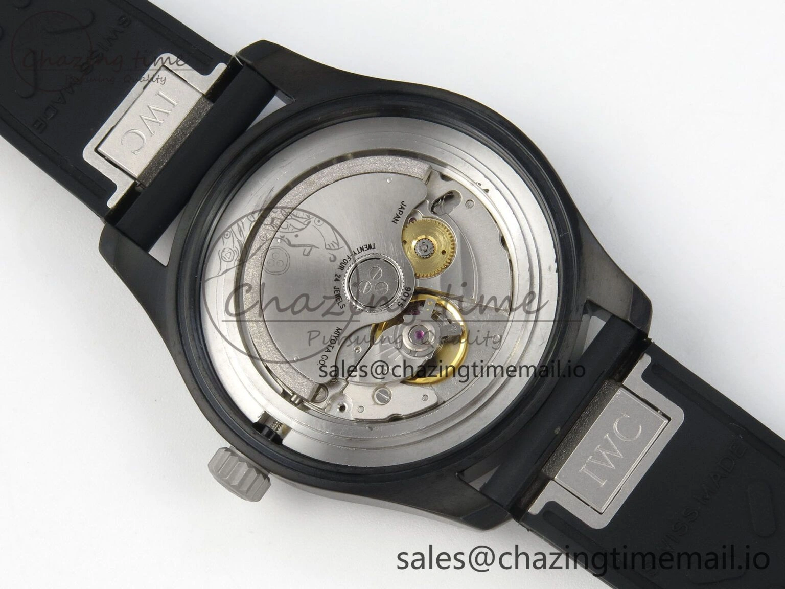 Pilot Black Ace BLSF 1:1 Best Edition White Lume Dial on Black Rubber Strap MIYOTA 9015