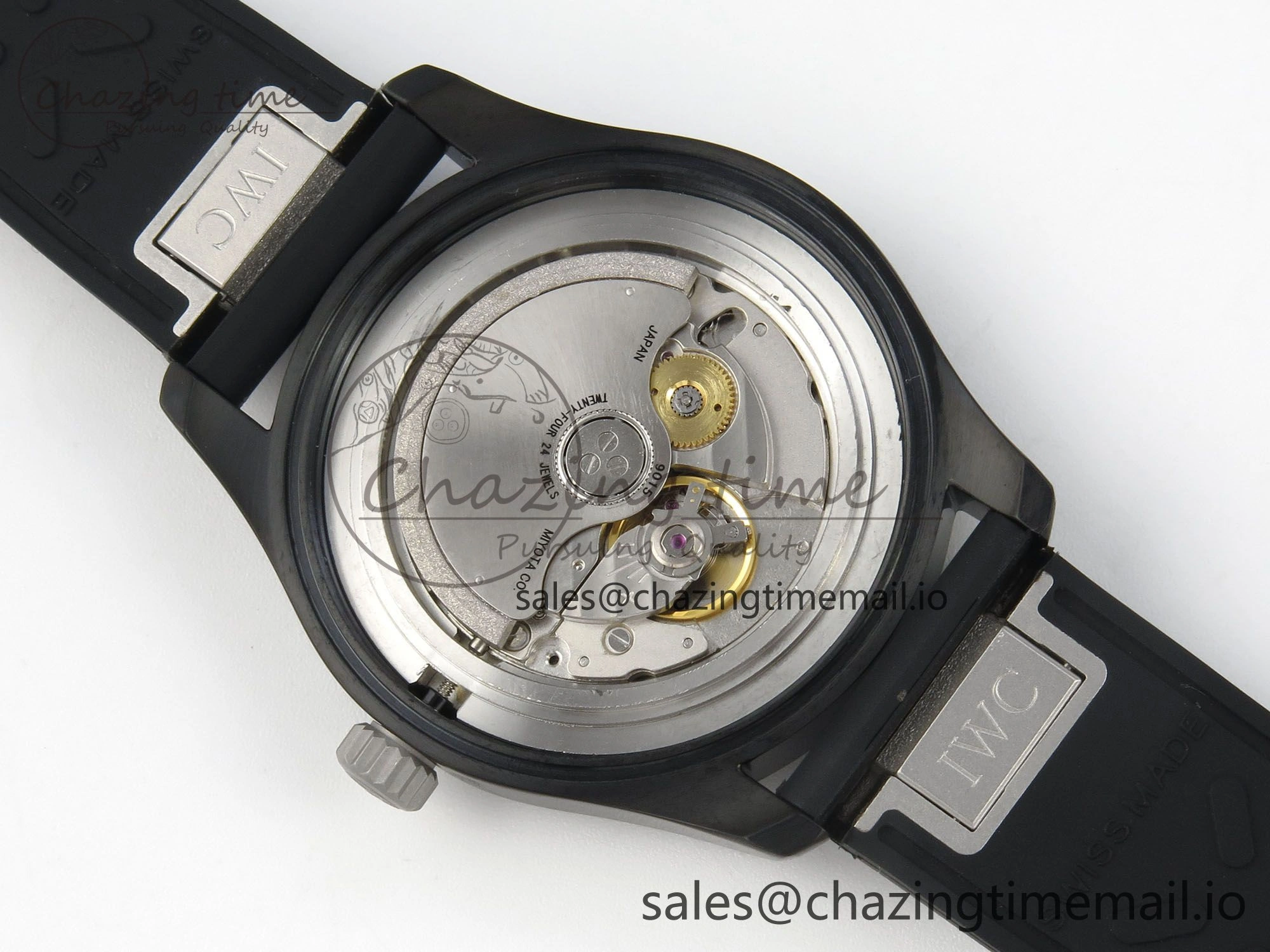 Pilot Black Ace BLSF 1:1 Best Edition White Lume Dial on Black Rubber Strap MIYOTA 9015