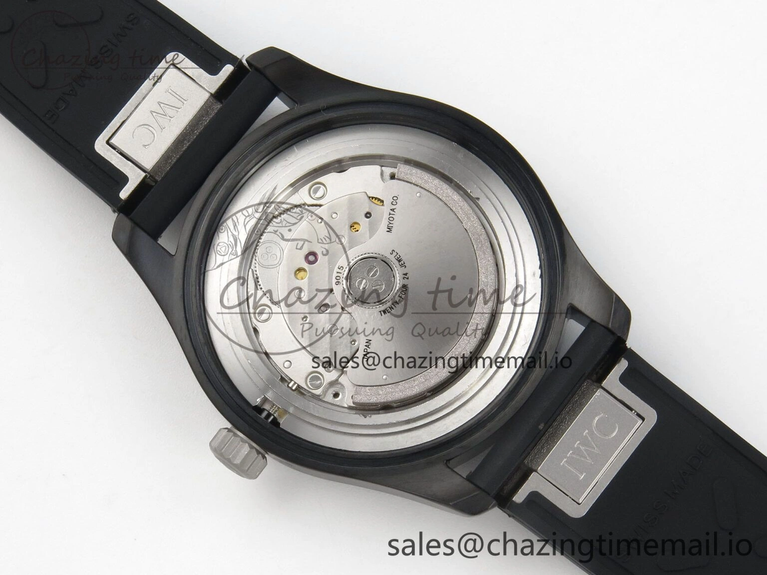 Pilot Black Ace BLSF 1:1 Best Edition White Lume Dial on Black Rubber Strap MIYOTA 9015
