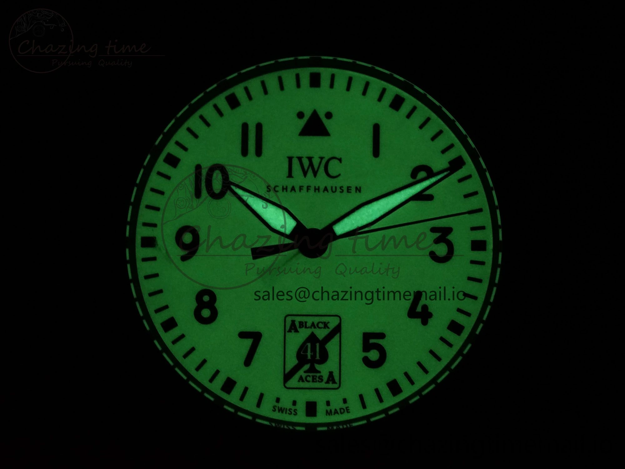 Pilot Black Ace BLSF 1:1 Best Edition White Lume Dial on Black Rubber Strap MIYOTA 9015