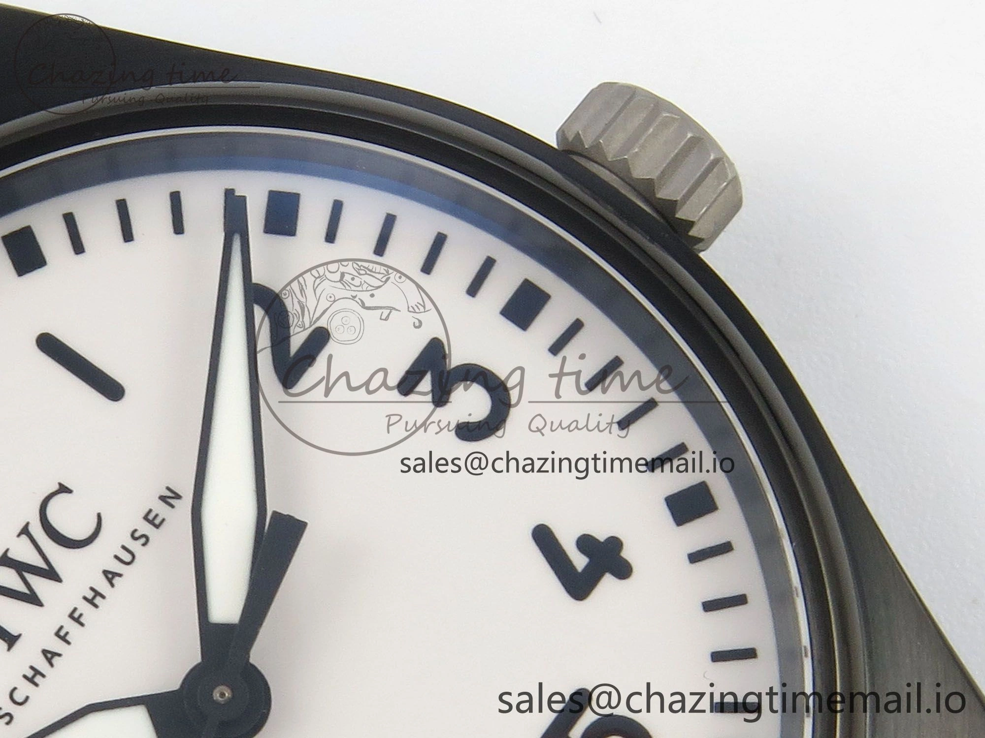 Pilot Black Ace BLSF 1:1 Best Edition White Lume Dial on Black Rubber Strap MIYOTA 9015