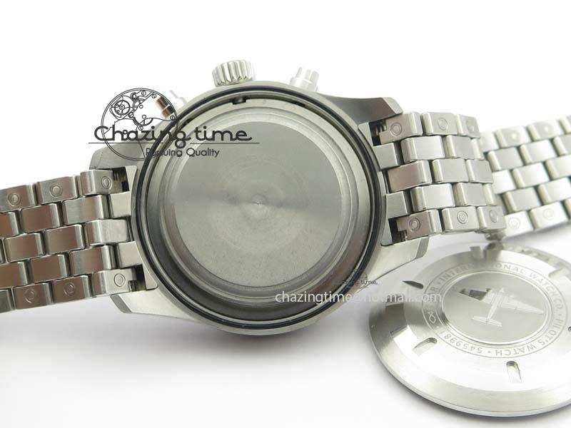 Pilot Chrono 2016 IW377710 ZF 1:1 Best Edition Black Dial On SS Bracelet A7750 V2