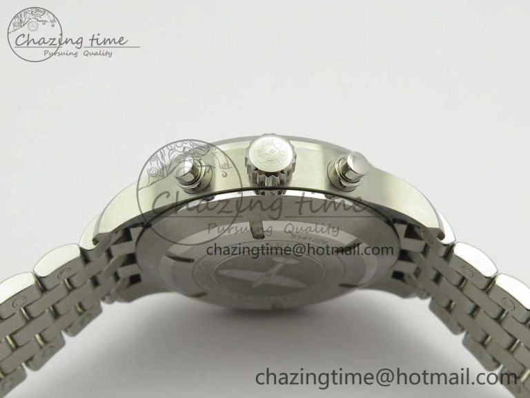 Pilot Chrono 2016 IW377719 ZF 1:1 Best Edition Gray Dial on SS Bracelet A7750