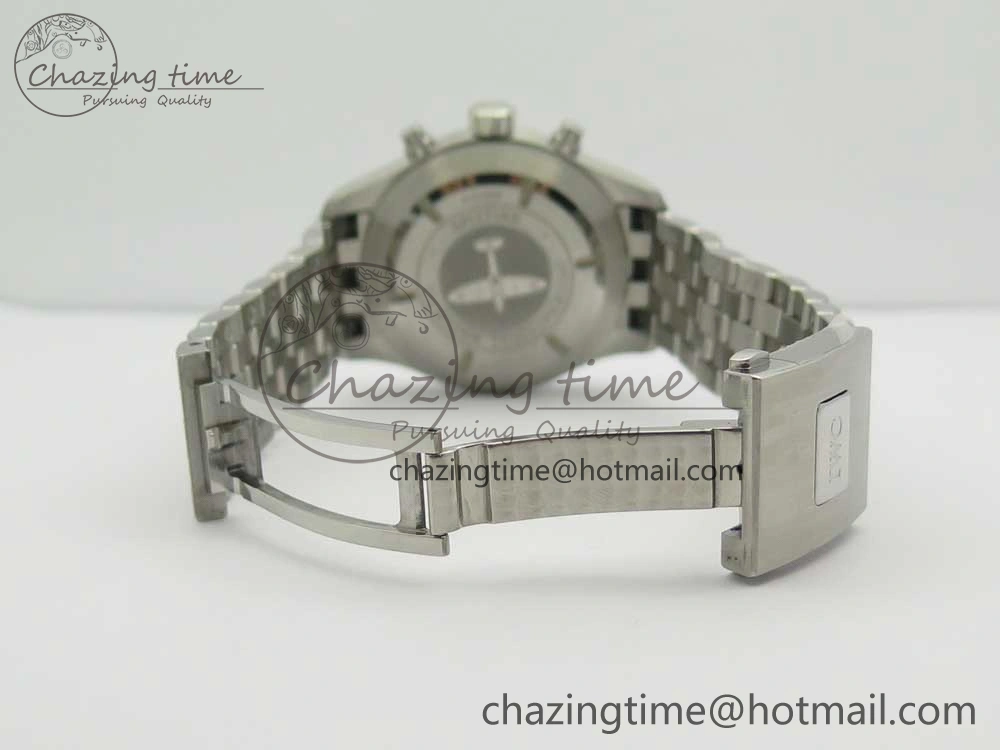 Pilot Chrono 2016 IW377719 ZF 1:1 Best Edition Gray Dial on SS Bracelet A7750