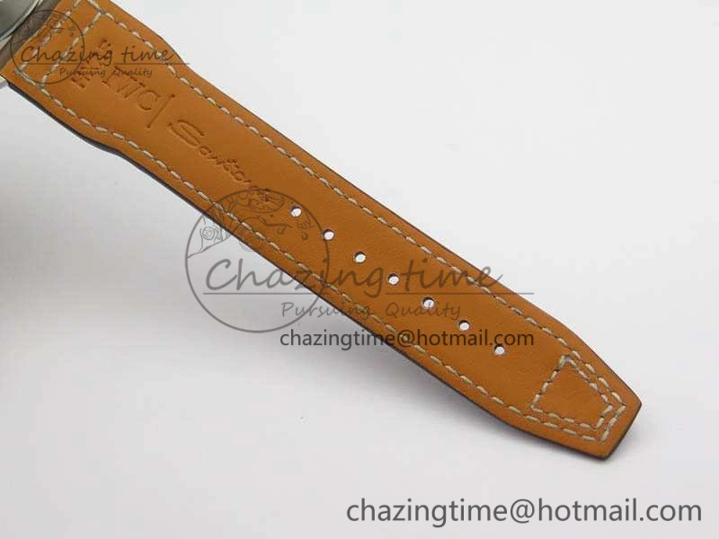 Pilot Chrono 20th ZF 1:1 Best Edition Black Dial On Brown Leather Strap A7750