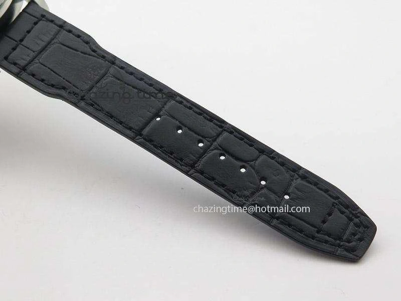 Pilot Chrono 3777 43mm ZF 1:1 Best Edition Black Dial On Black Leather Strap A7750