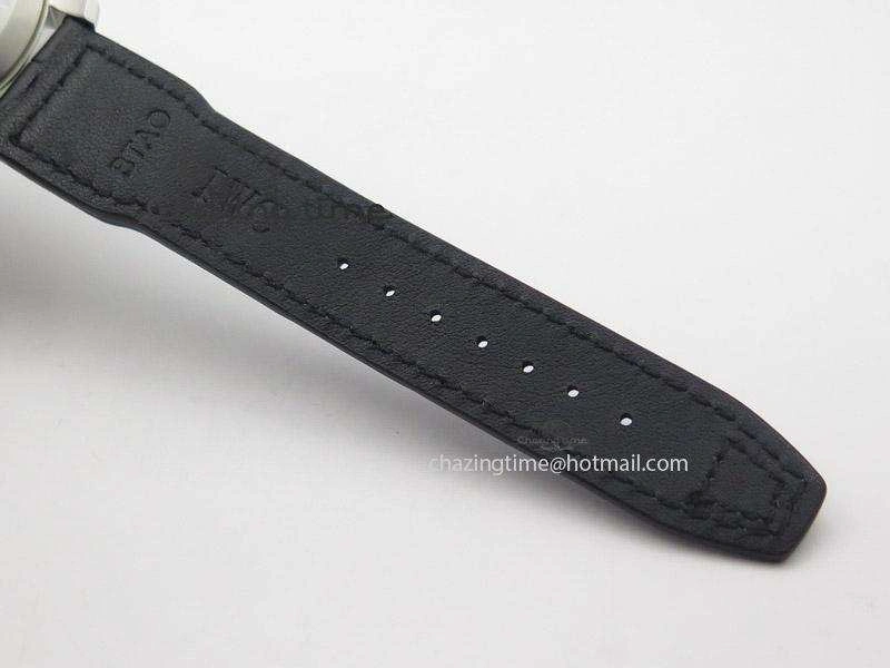 Pilot Chrono 3777 43mm ZF 1:1 Best Edition Black Dial On Black Leather Strap A7750