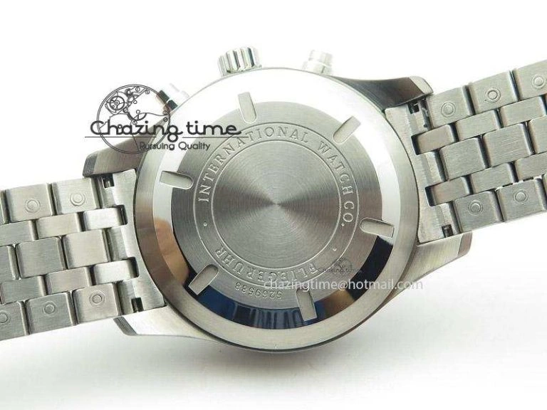 Pilot Chrono 3777 43mm ZF 1:1 Best Edition Black Dial On SS Bracelet A7750