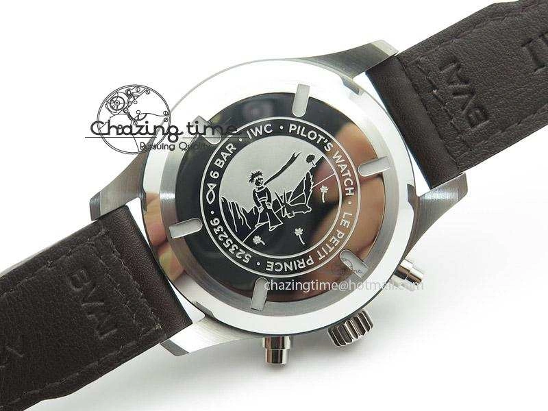 Pilot Chrono 377706 “Le Petit Prince” V6F Best Edition Blue Dial on Brown Leather Strap A7750