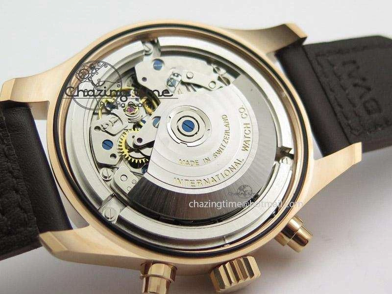 Pilot Chrono 377706 “Le Petit Prince” V6F Best Edition RG Blue Dial on Brown Leather Strap A7750