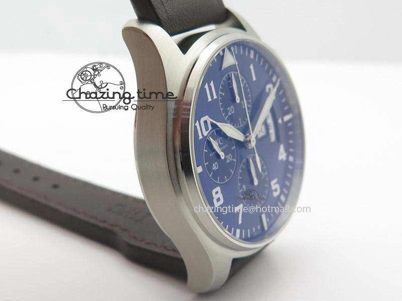 Pilot Chrono 377706 “Le Petit Prince” ZF 1:1 Best Edition Blue Dial On Brown Leather Strap A7750