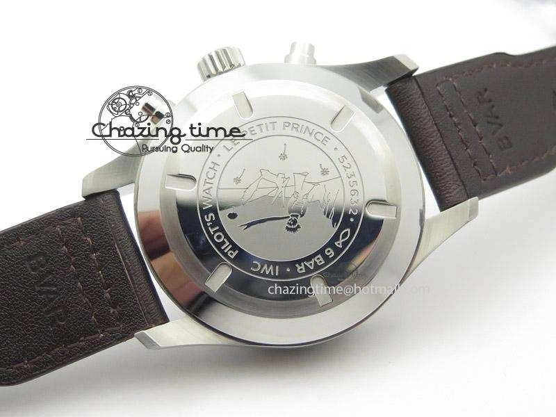 Pilot Chrono 377706 “Le Petit Prince” ZF 1:1 Best Edition Blue Dial On Brown Leather Strap A7750