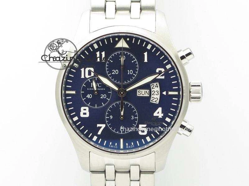 Pilot Chrono 377706 “Le Petit Prince” ZF 1:1 Best Edition Blue Dial On SS Bracelet A7750