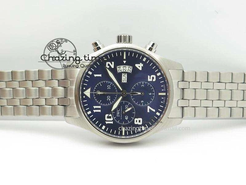 Pilot Chrono 377706 “Le Petit Prince” ZF 1:1 Best Edition Blue Dial On SS Bracelet A7750