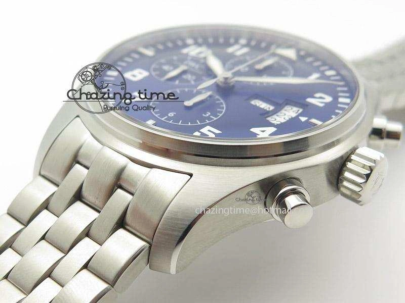 Pilot Chrono 377706 “Le Petit Prince” ZF 1:1 Best Edition Blue Dial On SS Bracelet A7750