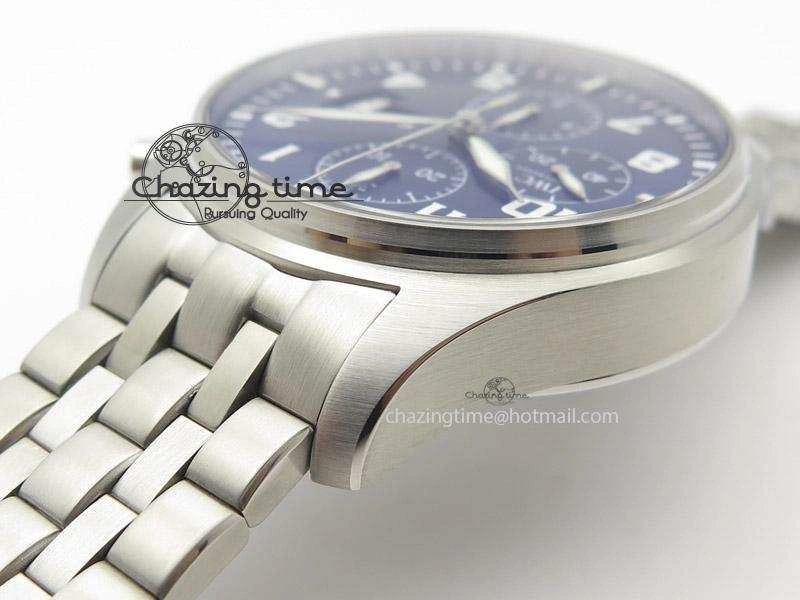 Pilot Chrono 377706 “Le Petit Prince” ZF 1:1 Best Edition Blue Dial On SS Bracelet A7750