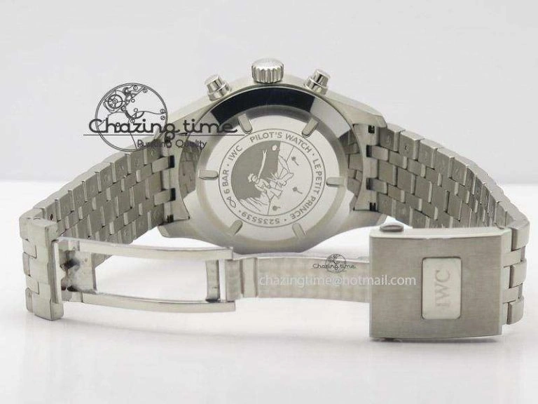 Pilot Chrono 377706 “Le Petit Prince” ZF 1:1 Best Edition Blue Dial On SS Bracelet A7750