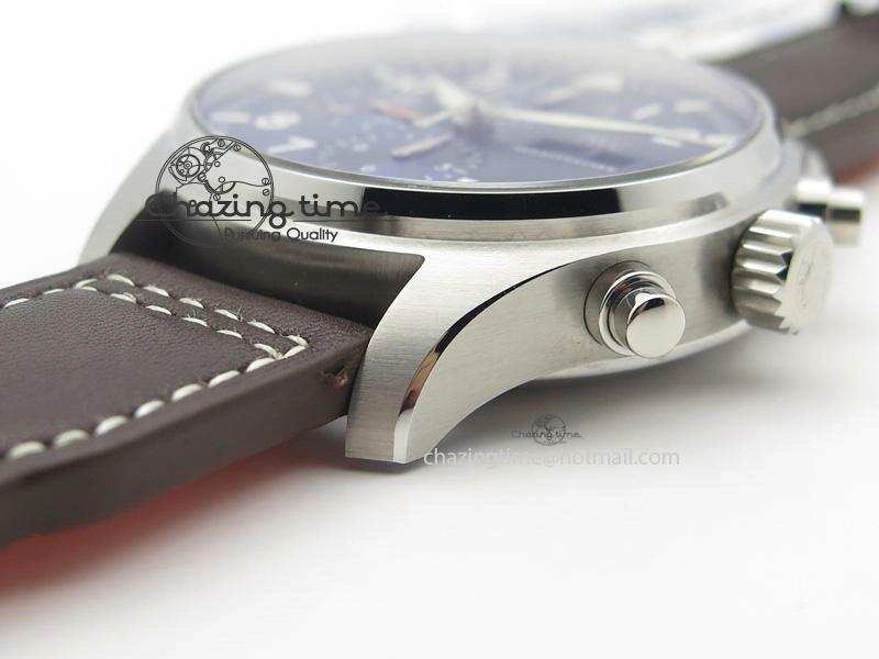 Pilot Chrono 377714 “Le Petit Prince” ZF Best Edition Blue Dial On Brown Leather Strap A7750