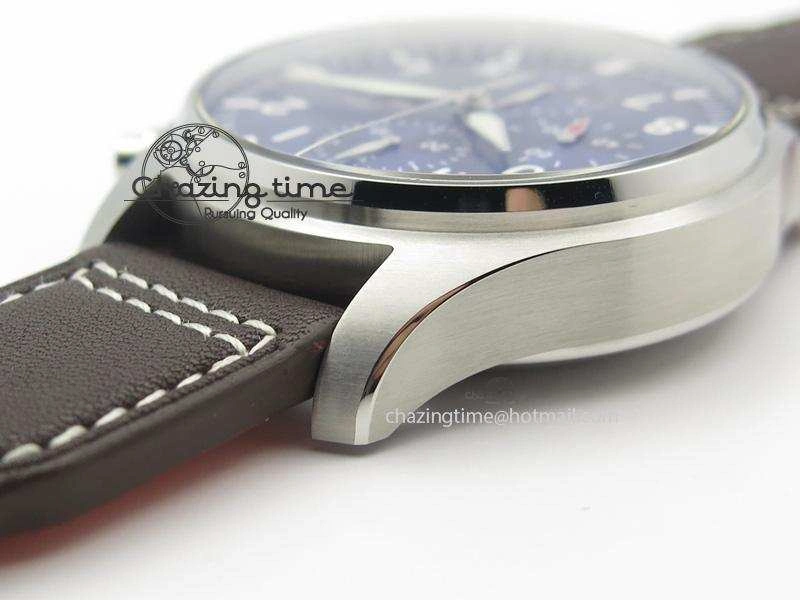 Pilot Chrono 377714 “Le Petit Prince” ZF Best Edition Blue Dial On Brown Leather Strap A7750