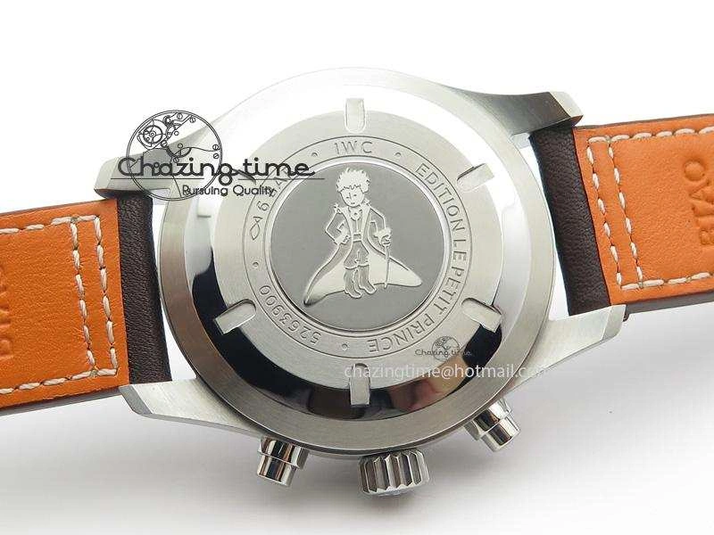 Pilot Chrono 377714 “Le Petit Prince” ZF Best Edition Blue Dial On Brown Leather Strap A7750