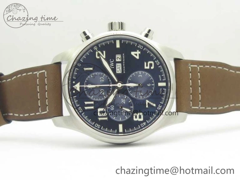 Pilot Chrono 377721 “Le Petit Prince” SS ZF 1:1 Best Edition on Brown Leather Strap A7750