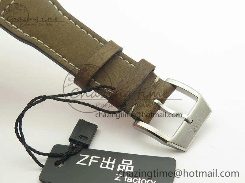 Pilot Chrono IW377713 ZF 1:1 Best Edition Brown Dial On Brown Leather Strap A7750