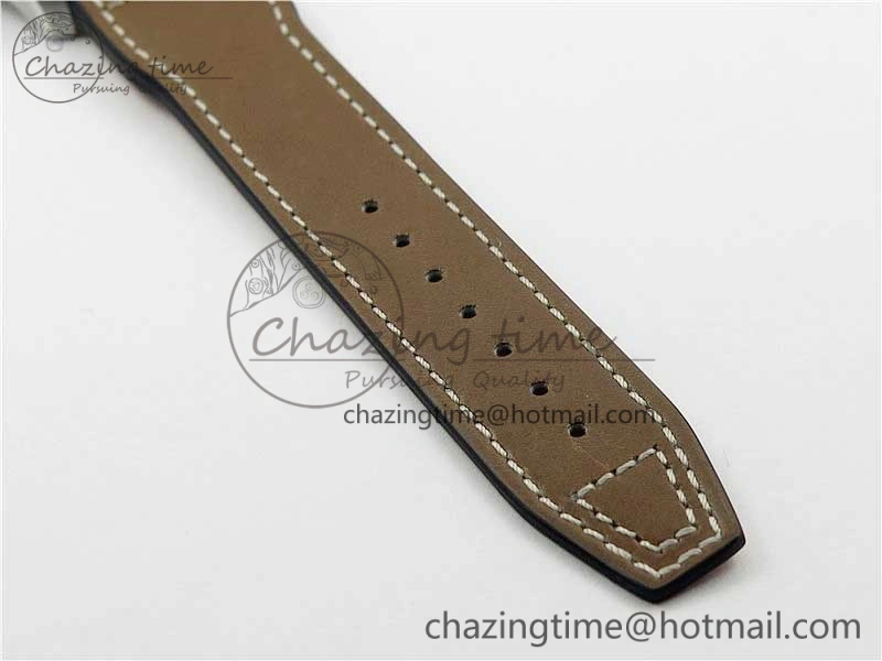 Pilot Chrono IW377726 ZF 1:1 Best Edition Green Dial on Brown Leather Strap A7750