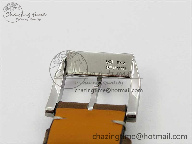 Pilot Chrono IW377726 ZF 1:1 Best Edition Green Dial on Brown Leather Strap A7750