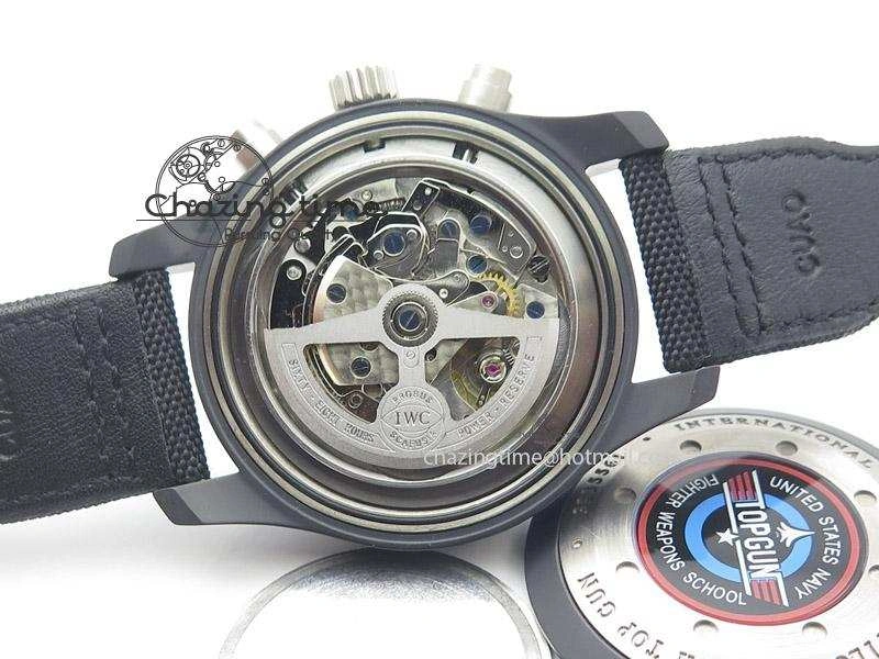 Pilot Chrono IW388001 Real Ceramic ZF 1:1 Best Edition On Black Nylon Strap A7750