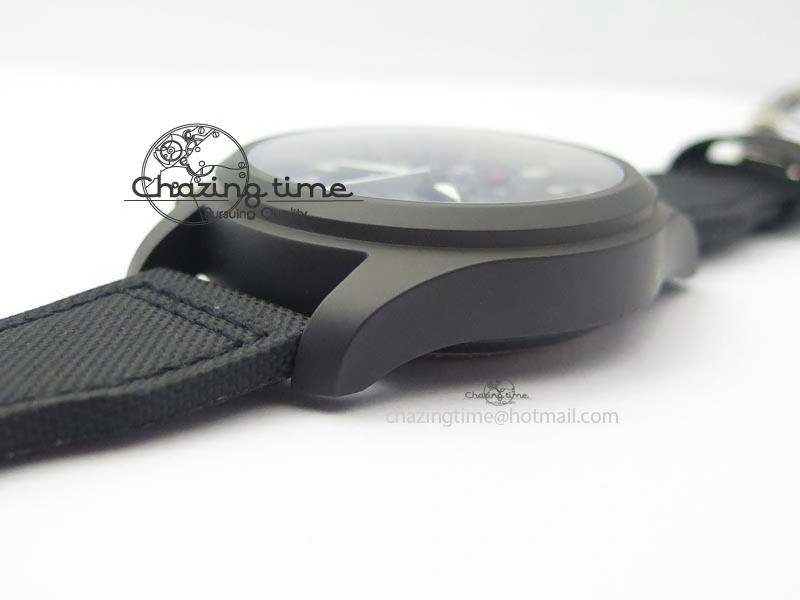 Pilot Chrono IW388001 Real Ceramic ZF 1:1 Best Edition On Black Nylon Strap A7750