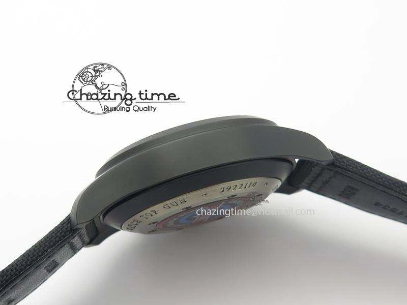 Pilot Chrono IW388001 Real Ceramic ZF 1:1 Best Edition On Black Nylon Strap A7750