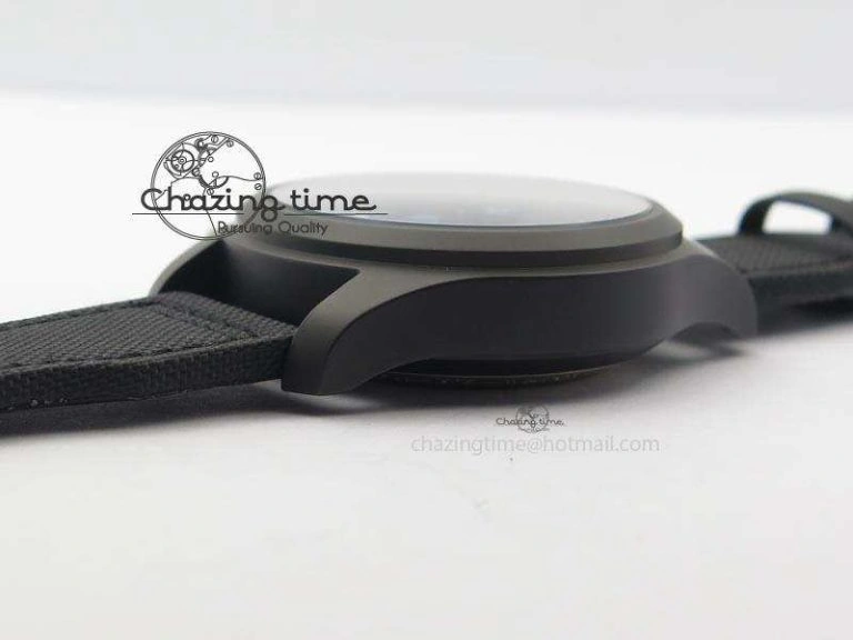 Pilot Chrono IW388003 Real Ceramic V6F 1:1 Best Edition On Black Nylon Strap A7750