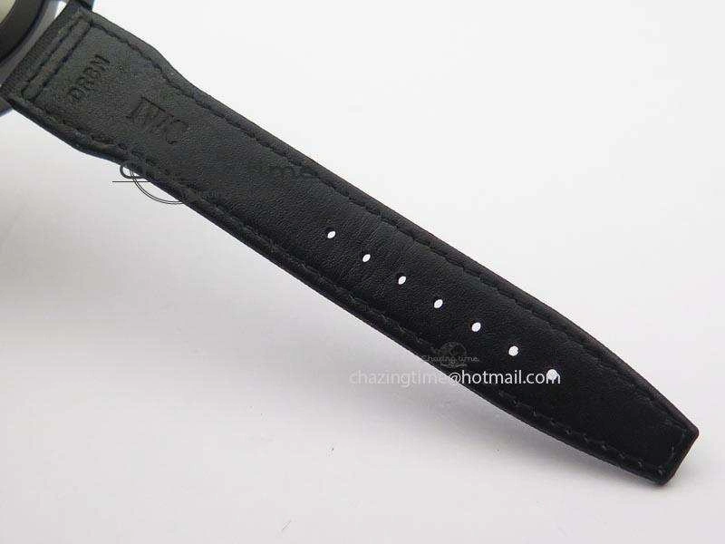 Pilot Chrono IW388003 Real Ceramic V6F 1:1 Best Edition On Black Nylon Strap A7750