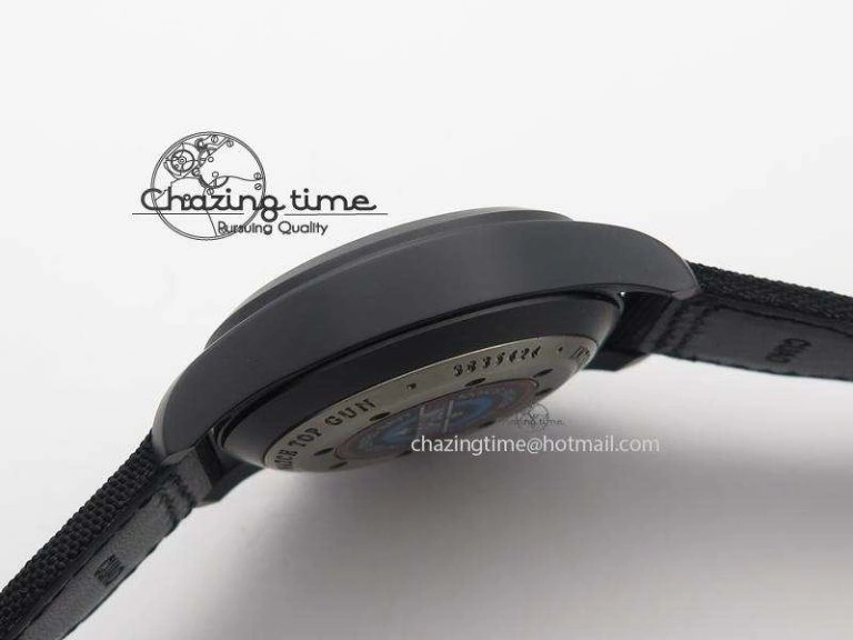 Pilot Chrono IW388003 Real Ceramic ZF 1:1 Best Edition On Black Nylon Strap A7750
