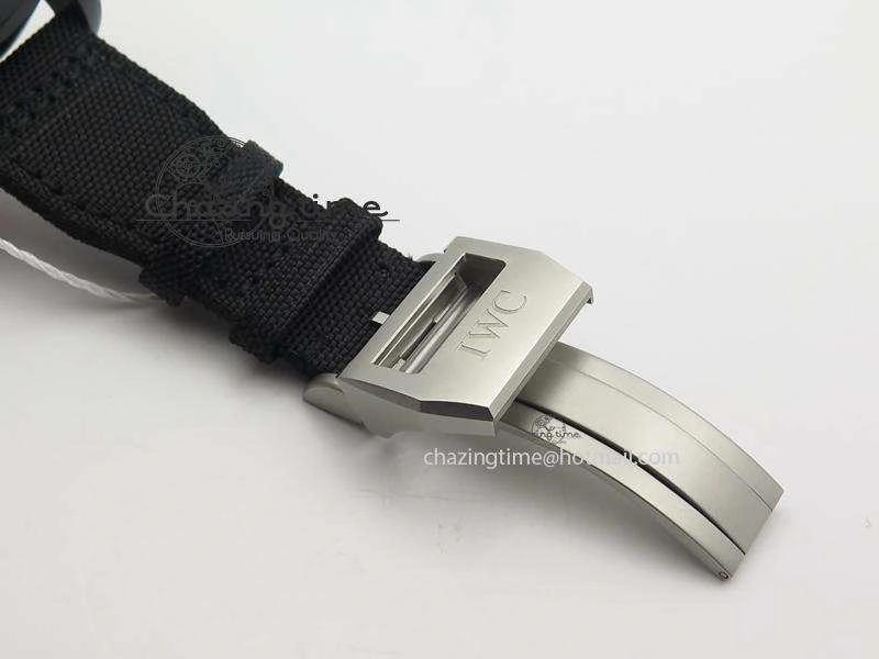 Pilot Chrono IW388003 Real Ceramic ZF 1:1 Best Edition On Black Nylon Strap A7750