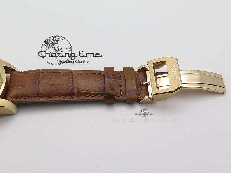Pilot Chrono RG 3878 Gray Dial on Light Brown Leather Strap A7750