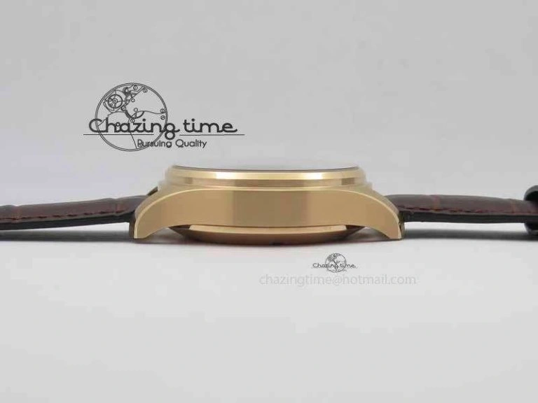 Pilot Chrono RG 3878 V6F Best Edition Gray Dial On Brown Leather Strap A7750