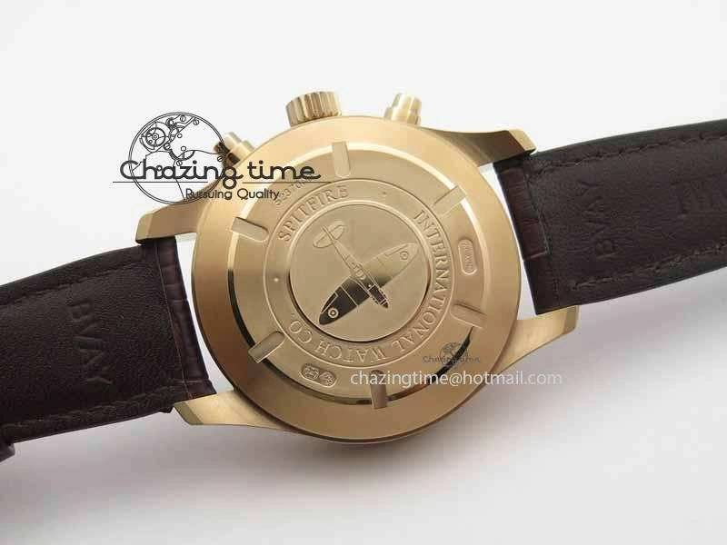 Pilot Chrono RG 3878 V6F Best Edition Gray Dial On Brown Leather Strap A7750