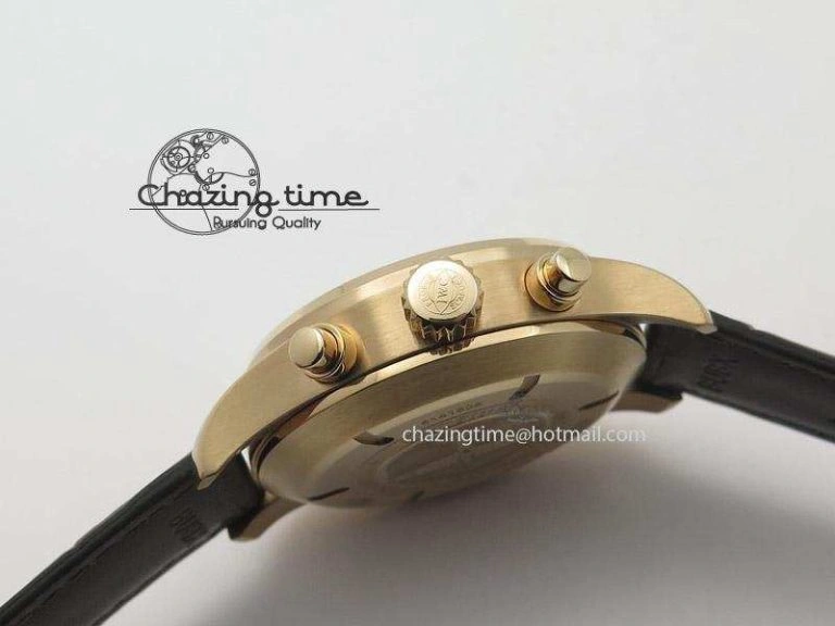 Pilot Chrono RG 3878 ZF Best Edition Grey Dial On Brown Leather Strap A7750