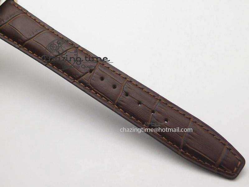 Pilot Chrono RG 3878 ZF Best Edition Grey Dial On Brown Leather Strap A7750